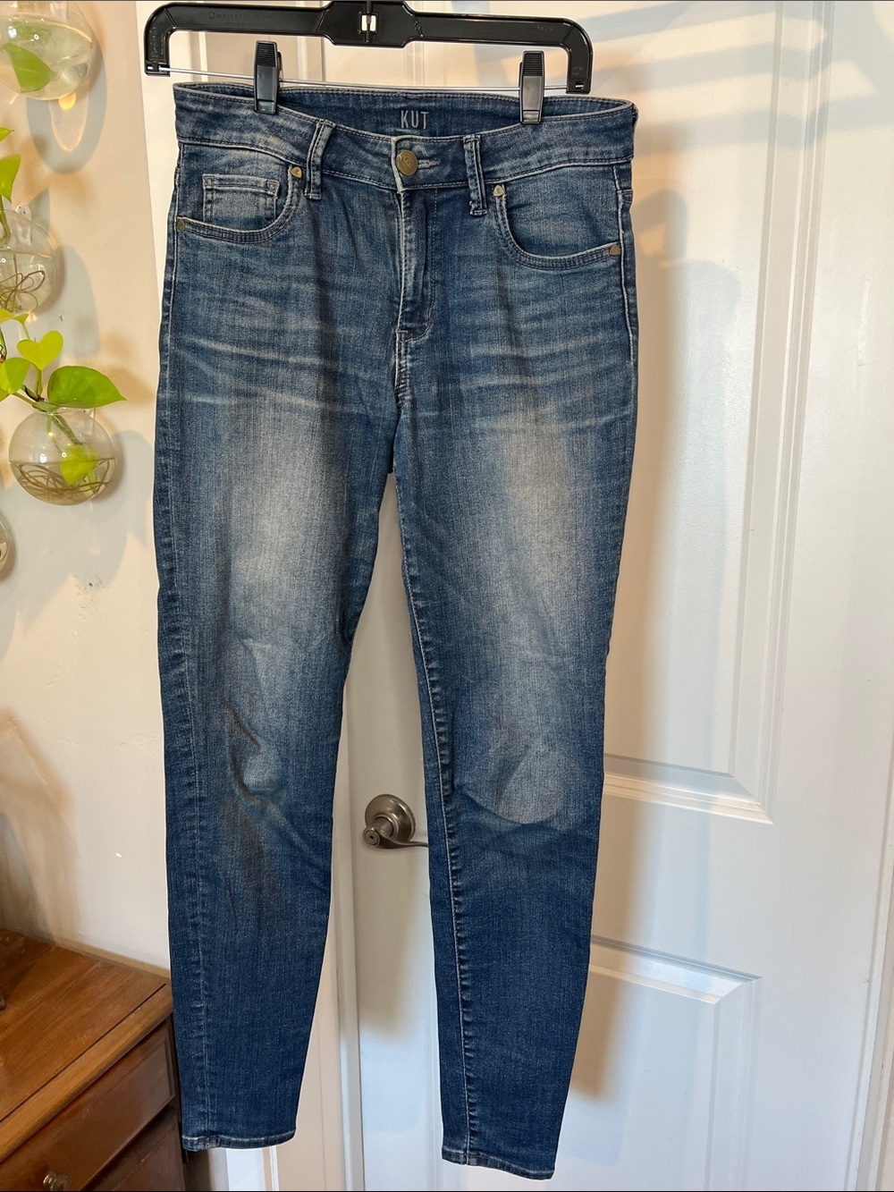 Kut from the Kloth Blue Washed Skinny Jeans
